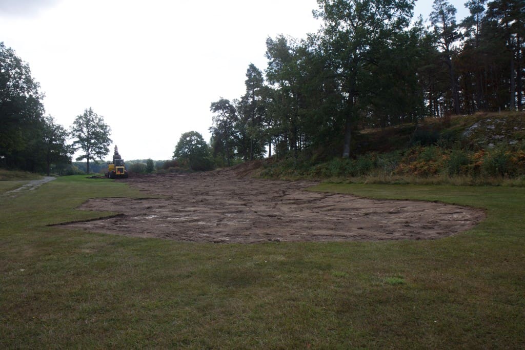 2026-09-01 Hål 9 UNDER arbete med ny green-3