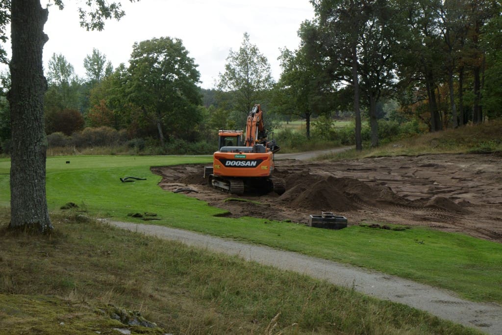 2026-09-01 Hål 9 UNDER arbete med ny green-5
